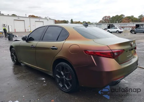 2019 Alfa Romeo Giulia Awd из США, поврежденный, VIN ZARFANAN4K7614029